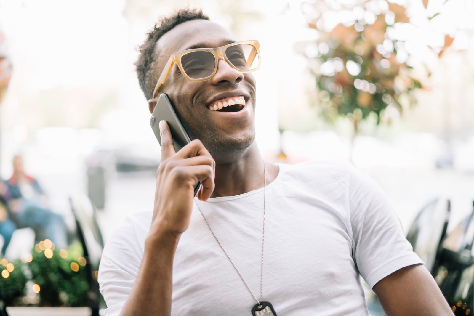 Professional man using mobile phone